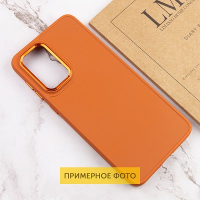 Купити TPU чехол Bonbon Metal Style для Samsung Galaxy S23 Ultra Оранжевый / Papaya