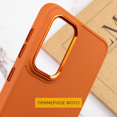Купити TPU чехол Bonbon Metal Style для Samsung Galaxy S23 Ultra Оранжевый / Papaya