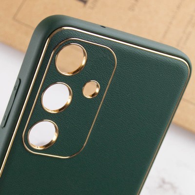 Купити Кожаный чехол Xshield для Samsung Galaxy A55 Зеленый / Army green