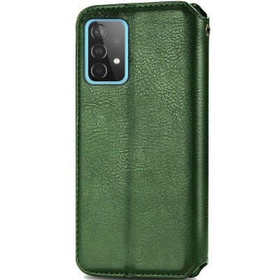 Купити Кожаный чехол книжка GETMAN Cubic (PU) для Samsung Galaxy A33 5G Зеленый