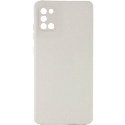 Купити Силиконовый чехол Candy Full Camera для Samsung Galaxy A31 Серый / Smoky Gray