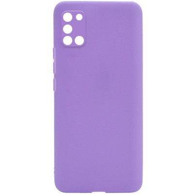 Купити Силиконовый чехол Candy Full Camera для Samsung Galaxy A31 Сиреневый / Dasheen