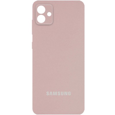 Купити Чехол Silicone Cover Full Camera (AA) для Samsung Galaxy A04e Розовый / Pink Sand