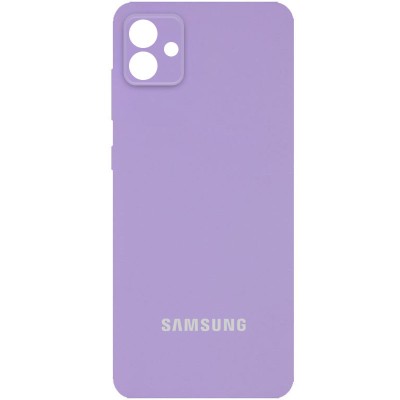 Купити Чехол Silicone Cover Full Camera (AA) для Samsung Galaxy A04e Сиреневый / Dasheen