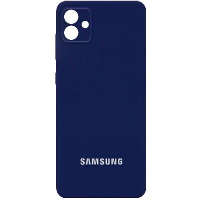 Купити Чехол Silicone Cover Full Camera (AA) для Samsung Galaxy A04e Темно-синий / Midnight blue