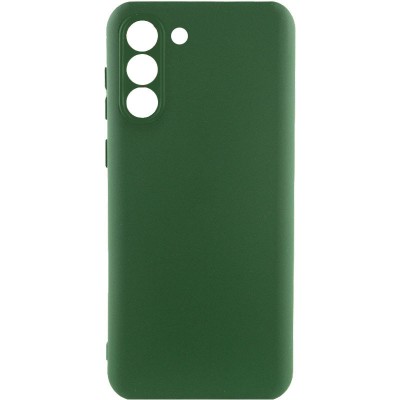 Купити Чехол Silicone Cover Lakshmi Full Camera (A) для Samsung Galaxy S23+ Зеленый / Dark green