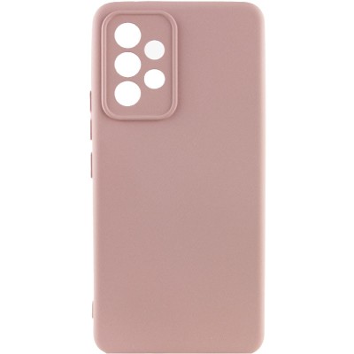 Купити Чехол Silicone Cover Lakshmi Full Camera (AAA) для Samsung Galaxy A73 5G Розовый / Pink Sand