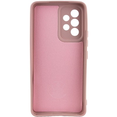 Купити Чехол Silicone Cover Lakshmi Full Camera (AAA) для Samsung Galaxy A73 5G Розовый / Pink Sand
