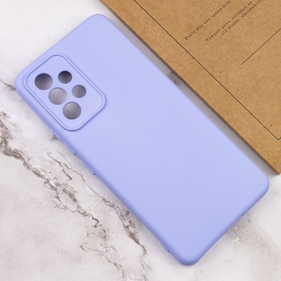 Купити Чехол Silicone Cover Lakshmi Full Camera (AAA) для Samsung Galaxy A73 5G Сиреневый / Dasheen
