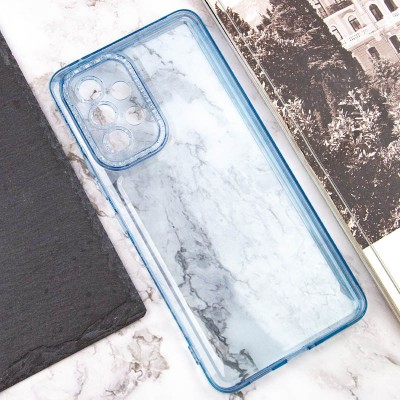 Купити Чехол TPU Starfall Clear для Samsung Galaxy A72 4G / A72 5G Голубой