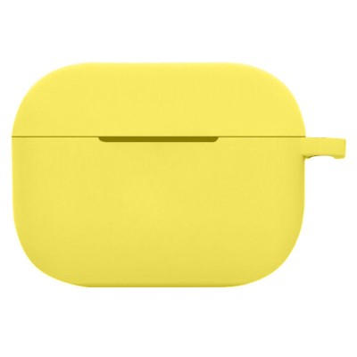 Силиконовый футляр New с карабином для наушников Airpods Pro Желтый / Yellow - 0