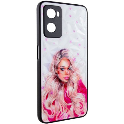 TPU+PC чехол Prisma Ladies для Oppo A57s / A77s Pink