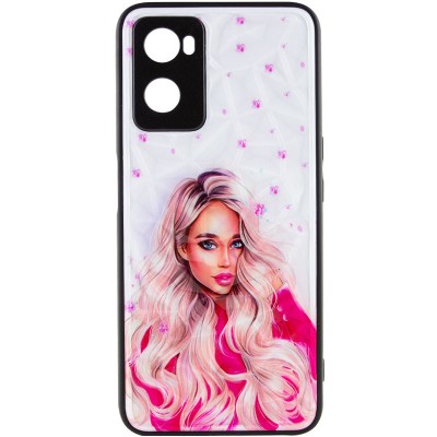 TPU+PC чехол Prisma Ladies для Oppo A57s / A77s Pink