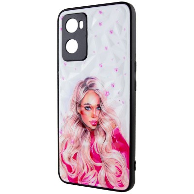 TPU+PC чехол Prisma Ladies для Oppo A57s / A77s Pink