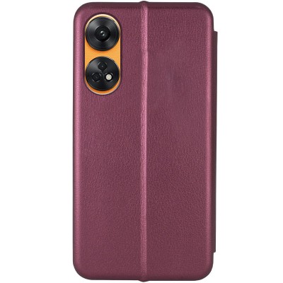 Купити Кожаный чехол (книжка) Classy для Oppo Reno 8 T 4G Бордовый