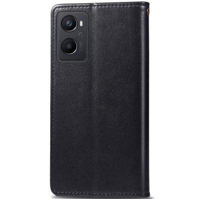 Купити Кожаный чехол книжка GETMAN Gallant (PU) для Oppo A96 Черный