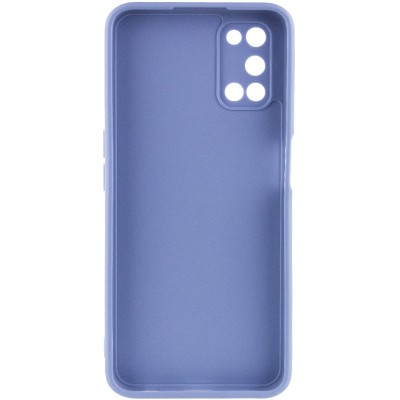 Купити Силиконовый чехол Candy Full Camera для Oppo A52 / A72 / A92 Голубой / Mist blue