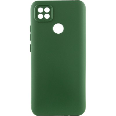 Купити Чехол Silicone Cover Lakshmi Full Camera (A) для Oppo A15s / A15 Зеленый / Dark green