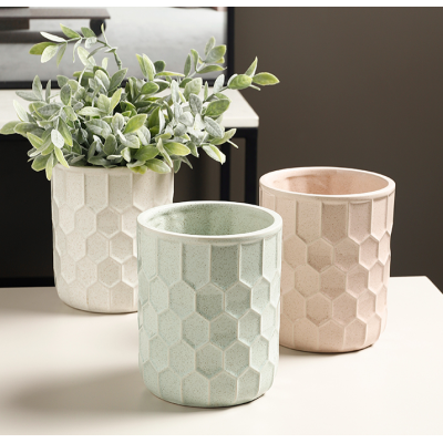 Горщик для квітів LED HONEY / 13.5Х13.5X13 см/ в ас-ті/ без піддона (A040058)