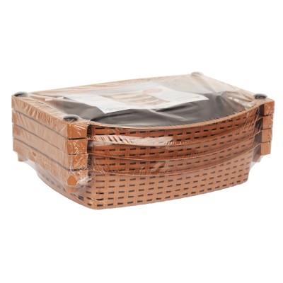 Етажерка VIOLET HOUSE 0761 Роттанг Эко CREAM 4-х ярусна д/овочей (0761 Роттанг Эко CREAM 4-х ярусная д/овощей)