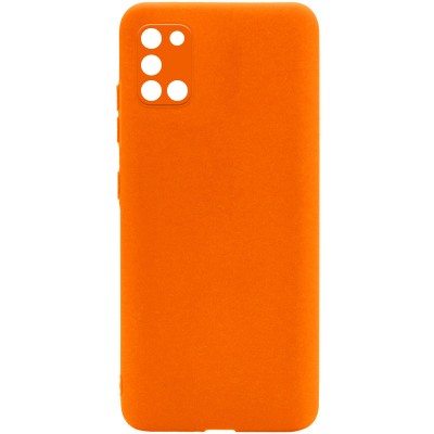 Силиконовый чехол Candy Full Camera для Samsung Galaxy A31 Оранжевый / Orange - 0