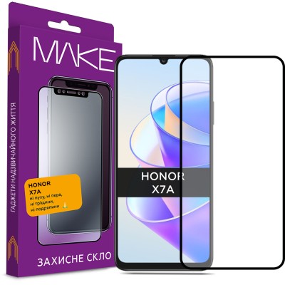 Захисне скло Honor X7a MAKE FC FG чорне