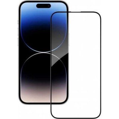 Захисне скло iPhone 14 Pro Max/15 Plus/16 Plus 3D Curved Black