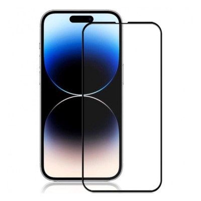 Захисне скло iPhone 15 Pro Max GLASSCOVE 3D Curved Black Захисне скло iPhone 15 Pro Max GLASSCOVE 3D Curved Black