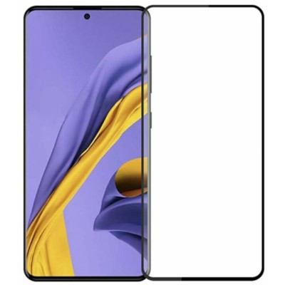 Захисне скло Samsung A71/M51 (A715-2020/M515-2020) Full Coverage Black