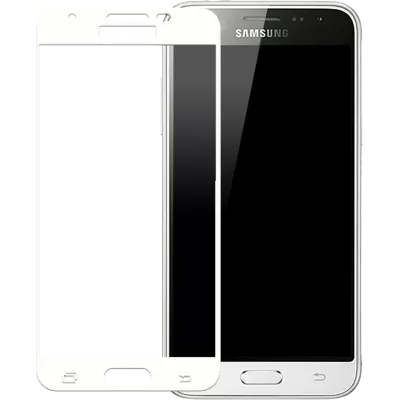 Захисне скло Samsung J330 (J3-2017) Full Screen Glass White