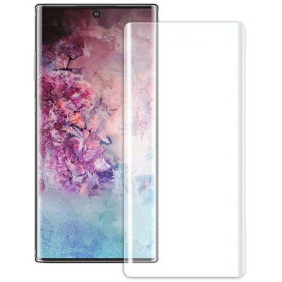 Захисне скло Samsung N970 (Note 10) UV Full Glue в упаковке + лампа для поклейки