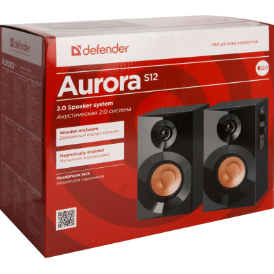 Комп.Акустика DEFENDER 2.0 AURORA S12 дерево