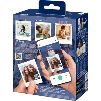 Портативний кольоровий фотопринтер FUJI Instax LINK SQ WHITE EX D Білий Портативний кольоровий фотопринтер FUJI Instax LINK SQ WHITE EX D Білий
