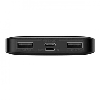 Портативна батарея Baseus 10000mAh Bipow Digital Display 15W (PPDML-I01) Black