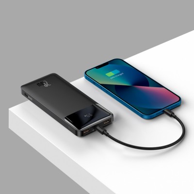 Портативна батарея Baseus 10000mAh Bipow Overseas 20W PPBD050301 Black