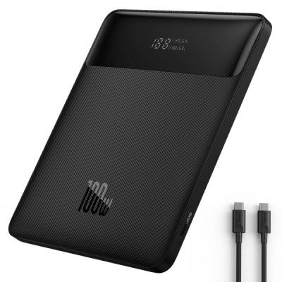 Портативна батарея Baseus 20000mAh 100W Blade Digital Display (PPDGL-01/PPBLD100-S/PPBL000201) Black