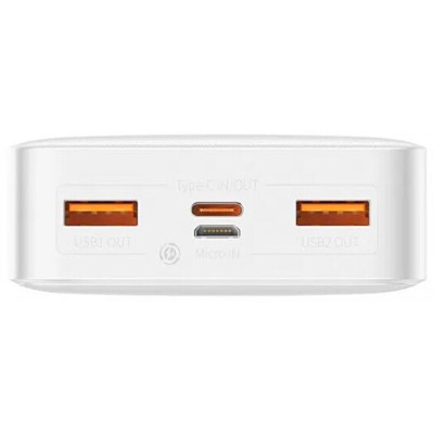 Портативна батарея Baseus 20000mAh 20W Bipow (PPBD050302) White