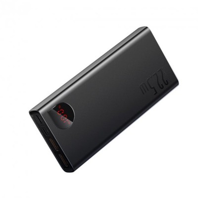 Портативна батарея Baseus 20000mAh 22.5W Adaman Metal Digital Display (QC3.0 PD3.0) (PPAD000101) Black