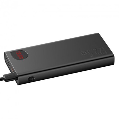 Портативна батарея Baseus 20000mAh 22.5W Adaman Metal Digital Display (QC3.0 PD3.0) (PPAD000101) Black