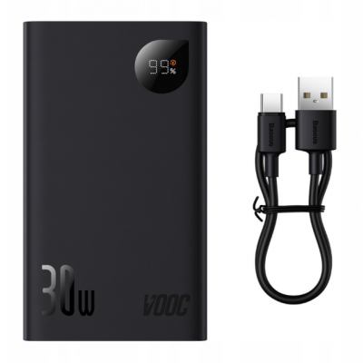 Портативна батарея Baseus 20000mAh 30W Adaman 2 (PPAD050001) Black