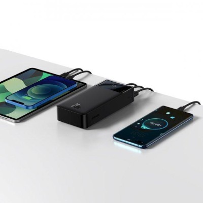Портативна батарея Baseus 30000mAh 20W Bipow Digital Display (PPDML-N01) Black Портативна батарея Baseus 30000mAh 20W Bipow Digital Display (PPDML-N01) Black