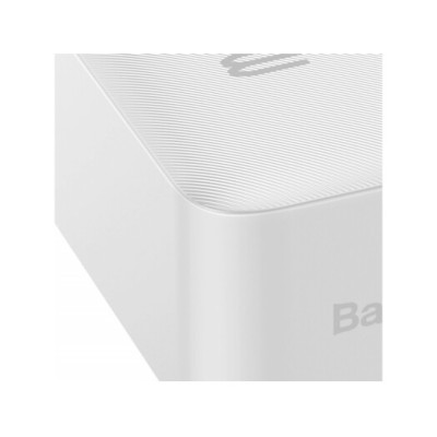 Портативна батарея Baseus 30000mAh 20W Display (PPBD050402) White