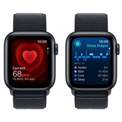 Смарт-годинник Apple Watch SE2 2023 40mm GPS Midnight Aluminum Case With Midnight Sport Loop MRE03
