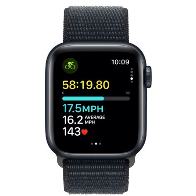 Смарт-годинник Apple Watch SE2 2023 40mm GPS Midnight Aluminum Case With Midnight Sport Loop MRE03