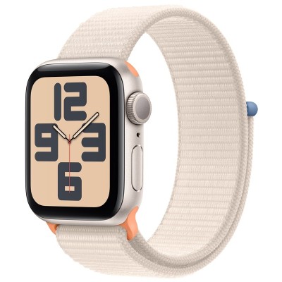 Смарт-годинник Apple Watch SE2 2023 40mm GPS Starlight Aluminum Case With Starlight Sport Loop MR9W3