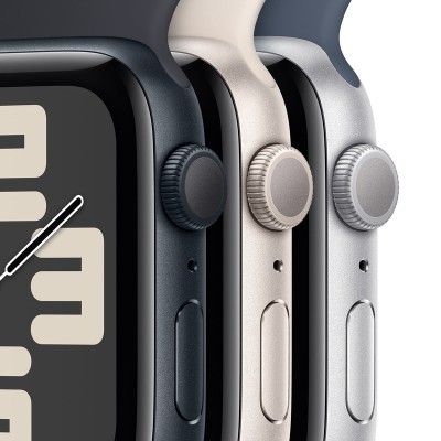Смарт-годинник Apple Watch SE2 2023 44mm GPS Midnight Aluminum Case With Midnight Sport Loop MREA3