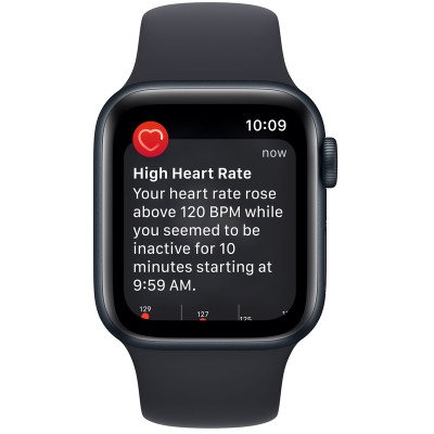 Смарт-годинник Apple Watch SE2 GPS 40mm Midnight Aluminium Case With Sport Band M/L MR9Y3