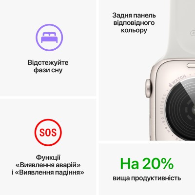 Смарт-годинник Apple Watch SE2 GPS 40mm Midnight Aluminium Case With Sport Band M/L MR9Y3
