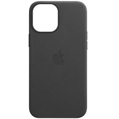 Шкіряний чохол Leather Case (AA Plus) with MagSafe для Apple iPhone 14 (6.1") Black Шкіряний чохол Leather Case (AA Plus) with MagSafe для Apple iPhone 14 (6.1") Black
