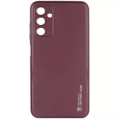 Шкіряний чохол Xshield для Samsung Galaxy A05s Бордовий / Plum Red